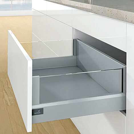 Kit arcitech 94 avec designside hauteur 218 - Décor : Argent - Longueur : 300 mm - HETTICH (1/4)