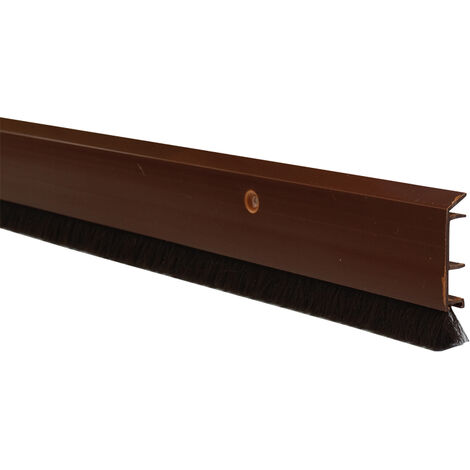 Plinthe brune à brosse souple - 1 m - Bas de porte - PDS-B - Ellen