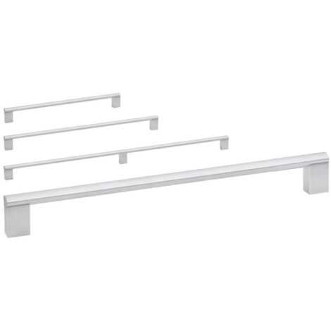 Poignée aluminium - Entraxe : 160 mm - Longueur : 180 mm - FOSUN