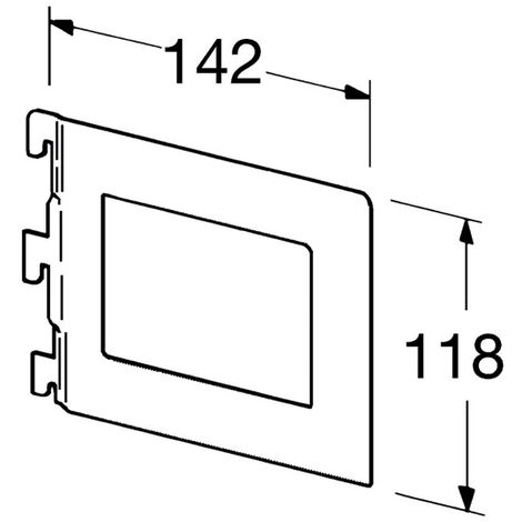Console serre livres en acier laqué blanc RAL 9003 – Support solide pour livres et objets décoratifs – 118 mm de hauteur – 143 mm de profondeur – Element System