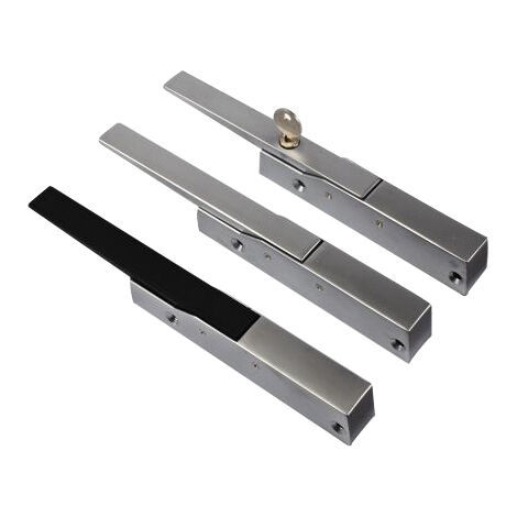 Loqueteau automatique pour porte épaisseur 22 - Décor : Chromé / Satiné - Serrure : Avec - FERMOD