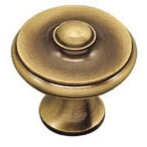 Bouton lyonnais laiton - Hauteur : 30 mm - Diamètre : 28 mm - DUBOIS