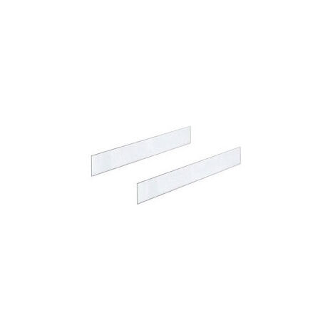 Côté d'habillage topside verre pour tiroir hauteur 144 - Longueur : 470 mm - HETTICH