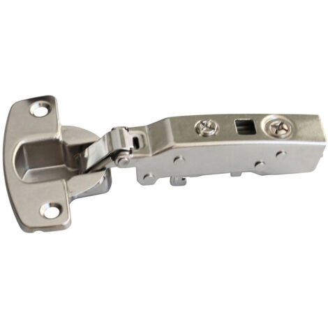 Charnière sensys 8631i - Coudure : 0 mm - Décor : Nickelé - Entraxe : 52 mm - Fixation : Manchon à expansion - Montage : En applique - Version : TH58 - HETTICH