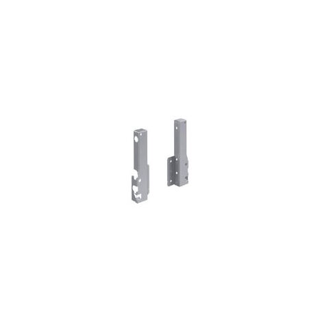 Kit de raccords pour paroi arrière bois hauteur 144 - Décor : Blanc - HETTICH