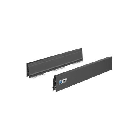 Profil innotech atira hauteur 70 anthracite - Longueur : 520 mm - Sens : Droite - HETTICH