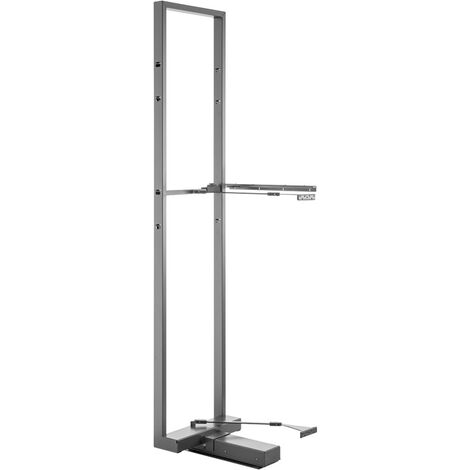 Armoire coulissante complète 5 corbeilles - Ouverture mini : 120° - Pour caisson de largeur : 600 mm - Décor : Anthracite - Matériau : Mélaminé / Acier - Hauteur : 1915 mm  - VIBO