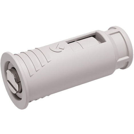 Itar – Loqueteau magnétique encastrable – Finition métal gris – Encastrement Ø10 mm – Longueur 27 mm – Livré avec gâche