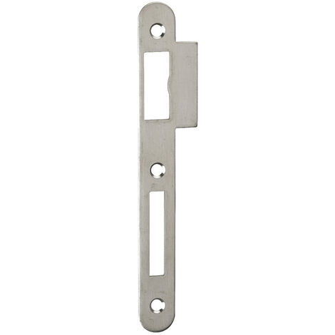Thirard – Gâche pour serrure à larder axe 50 – Inox 175 x 20 mm – Compatible NF Monomax axe 40/50 – Finition durable et élégante (1/2)