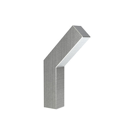 Patère aluminium - Décor : Alu satiné - ITAR (1/3)