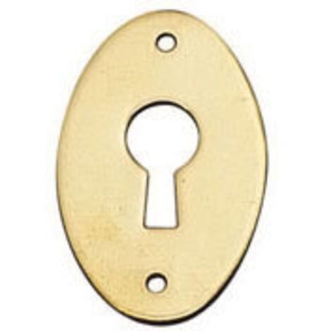 Entrée ovale en laiton poli – Hauteur 25 mm – Largeur 40 mm – Sens tiroir – Accessoire élégant pour meubles – Fosun (1/3)