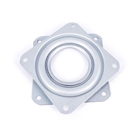 Itar – Tournette à billes – Plateau pivotant 360° – Charge 90 kg – Acier galvanisé – Dimensions 71 x 71 mm – Épaisseur 8,2 mm