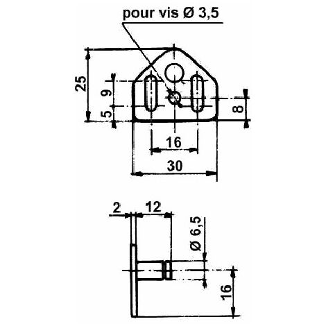 Raccord cuivre à clipser 12 mm, laiton CODITAL 934101212