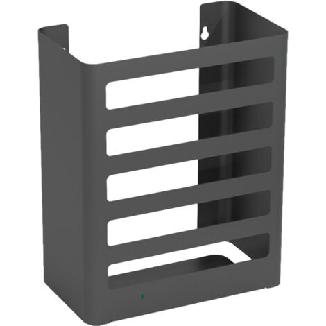Boite de rangement k-line side - Décor : Anthracite - Hauteur : 300 mm - Largeur : 255 mm - Matériau : Acier - Profondeur : 140 mm - KESSEBOHMER (1/2)