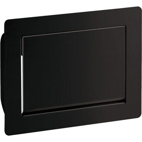 Trappe rectangle de poubelle encastrable - multi-usage - Décor : Noir - SUGATSUNE