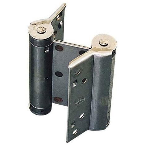 Charnière double action - Epaisseur de porte maxi : 40 mm - Hauteur : 150 mm - Largeur de porte maxi : 750 mm - Modèle : D - FERMETURES GROOM