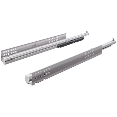 Coulisse bois quadro v6 silent system eb23 - Sens : Droit - Longueur : 300 mm - HETTICH