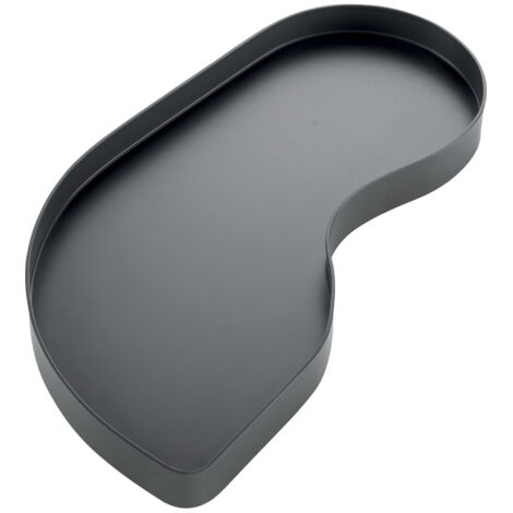Ferrure d'angle pour meuble bas droit fly moon complet - Décor : Anthracite - Dimensions corbeille : 819 x 438 x 74 mm - Galerie : - - Matériau : Tôle - Sens : Gauche - Version : Pleine - VIBO