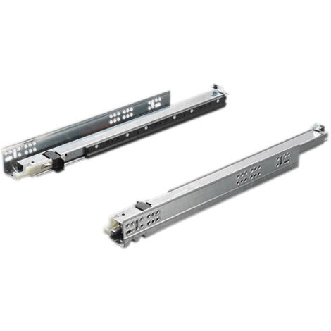 Coulisse pour tiroir bois sortie totale progressa+ push - Longueur : 650 mm - SALICE (1/3)