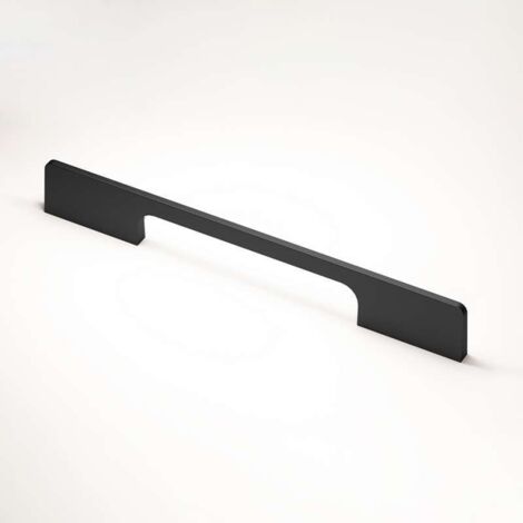 Poignée de meuble tucson - Décor : Noir - Entraxe : 224 mm - Longueur : 496 mm - ITAR