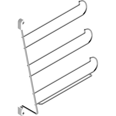 Porte-cravates pivotant - Profondeur : 255 mm - Hauteur : 330 mm - Décor : Chromé - Largeur : 80 mm - MENAGE&CONFORT (1/2)