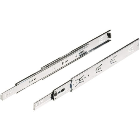 Coulisse à billes ka 5632 - Longueur : 600 mm - Profondeur intérieur de caisson mini : 604 mm - HETTICH