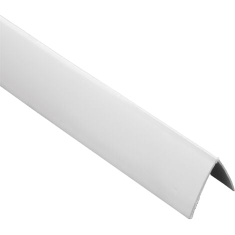 Cornière pvc - Finition : Blanc - Longueur : 2600 mm - Matériau