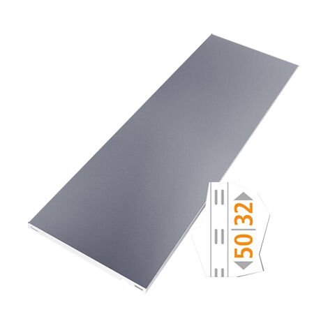 Tablette acier L.800mm P.300mm STA noir ma ELEMENT SYSTEM
