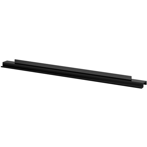 Poignée brook haute - Décor : Noir brossé - Longueur : 297 mm - ITAR (1/5)
