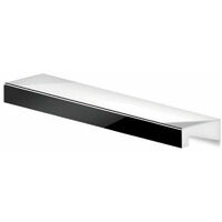 Longueur Poignée de meuble sur chant en aluminium noir 597 mm ITAR