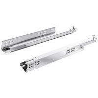 Coulisse bois actro 5d silent system - Charge : 40 kg - Longueur : 520 mm - HETTICH