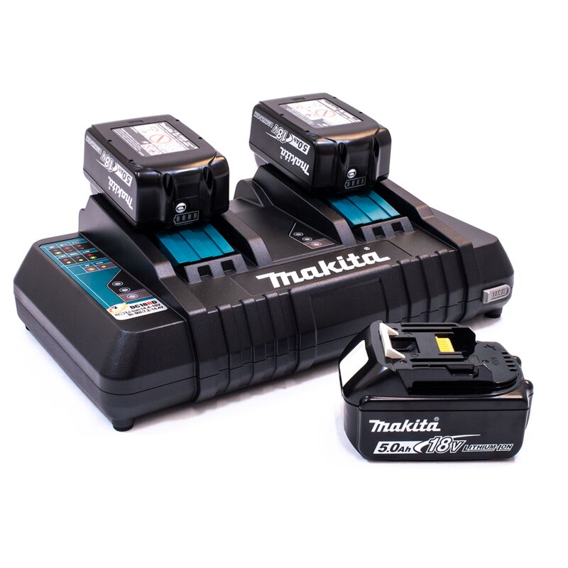 Makita DLX6068PT93 18V 9 Piece Kit with 3x 5.0Ah Batteries