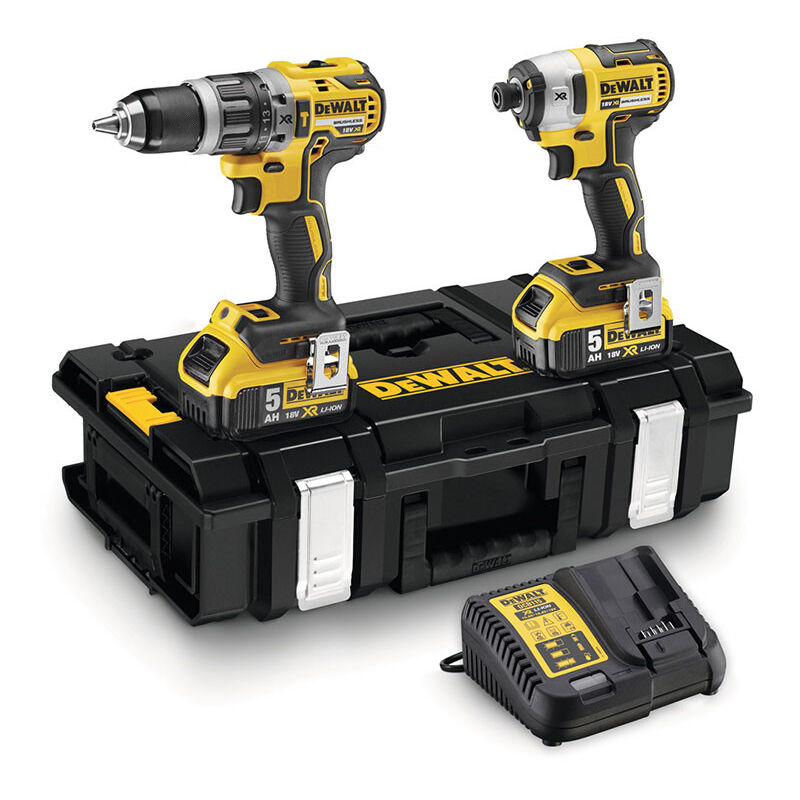 Dewalt dcd796p1 18v xr brushless best sale combi drill 5.0 ah kit