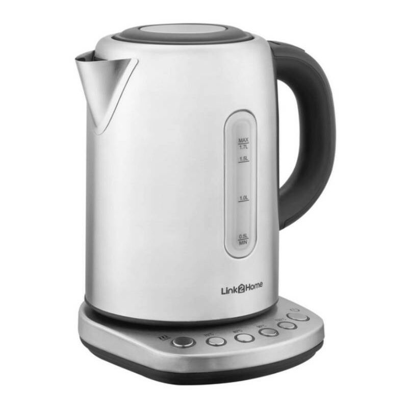 Heritage 1.7L Electric Kettle with Auto Shut-Off and Boil Dry Protection -  Steel and Copper