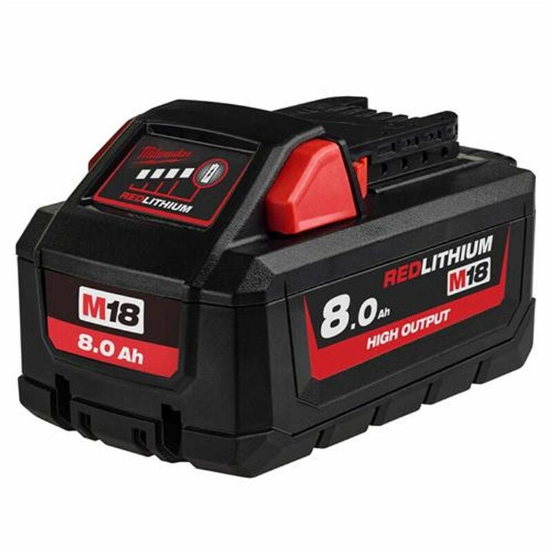 Milwaukee M18 HB8 18V High Output 8.0 Ah Battery (Twin Pack)