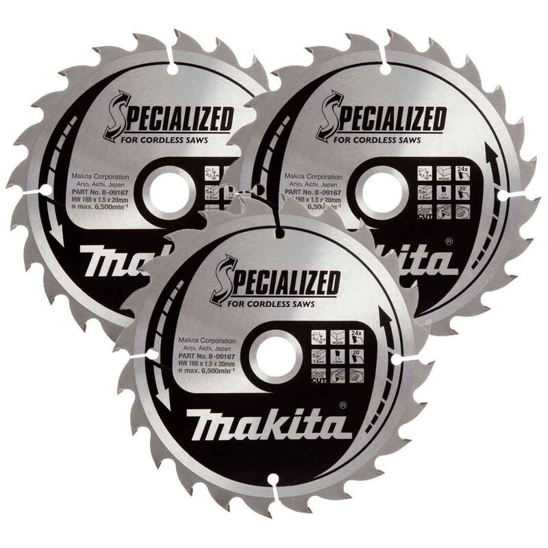 Makita saw blade 165 best sale x 20