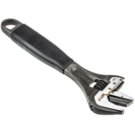 Bahco 9071P Reversible Jaw Black Ergo Adjustable Wrench
