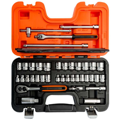 KS Tools 1/4 +1/2 Chrome Plus Universal Tool Set 99 Pieces