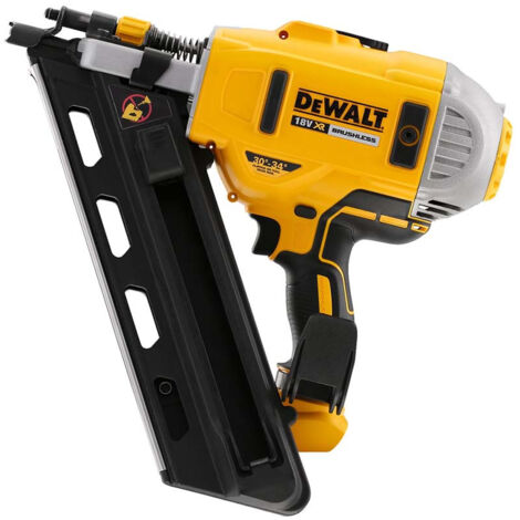 DeWalt DCN692 XR 18V BL First Fix Angled Nail Gun with 1x 5.0Ah