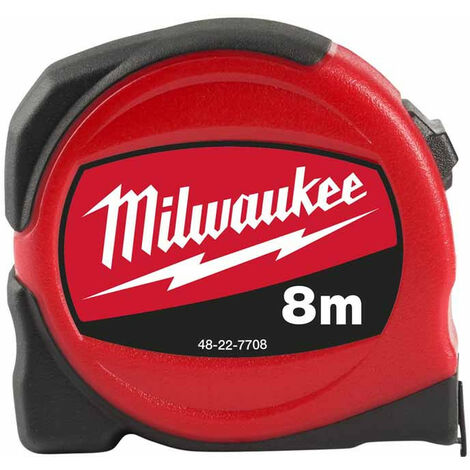Milwaukee 48227726 Slimline Tape Measure 8m/26ft