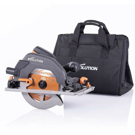 Evolution r185ccsx+ 1600w 185mm electric deals track compatible circular saw 240v