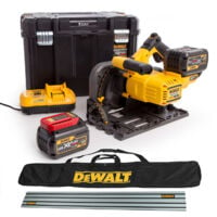 DeWalt XR Flexvolt 54V DCS520T2 Plunge Saw Kit 1 x 1.5m Rail & Bag