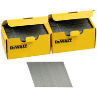 DeWalt DNBA1638GZ 16G 38mm Angled Galvanised 2nd Fix Nails 2 Boxes 5000pk
