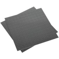 Sealey FT2S Vinyl Floor Tile with Peel & Stick Backing - Silver Coin Pack of 16