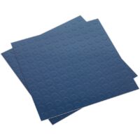 Sealey FT2B Vinyl Floor Tile with Peel & Stick Backing - Blue Coin Pack of 16