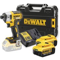 DeWalt DCF887M2 18V Brushless Impact Driver with 2x 4.0Ah Batteries & DCB115 Charger