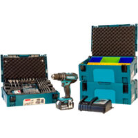 Makita DHP482 18V LXT Cordless Combi Drill Stackable Tool Kit with 1x 5.0Ah Battery