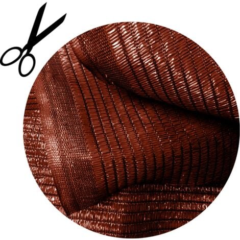 MUGAR ML MALLA SOMBREO 90% MARRÓN 1.50 m