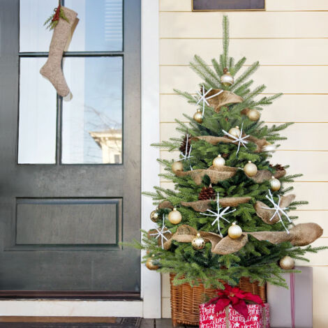 Salcar 120 cm Künstlicher Weihnachtsbaum – Kleine Fichte