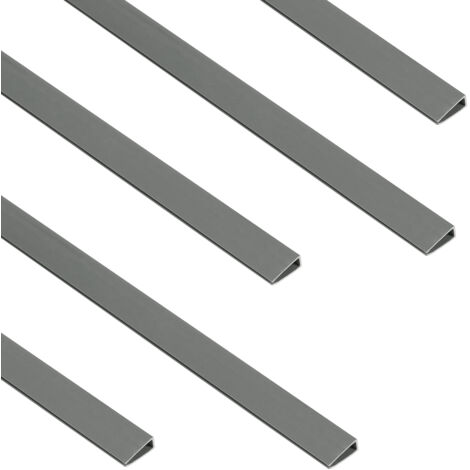 Sekey – Lot de 5 profils de finition PVC pour brise-vue – Longueur 1 m – Résistant aux intempéries et aux UV – Installation rapide
